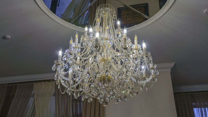 Chandelier Installation detail