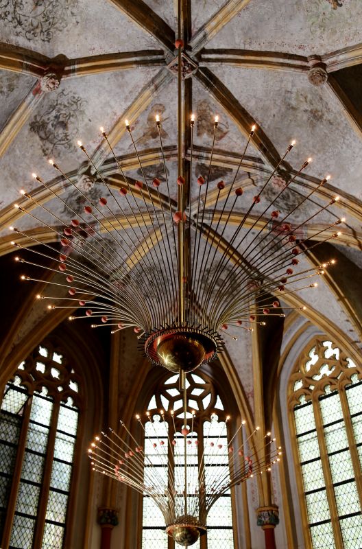 Chandelier Installation detail