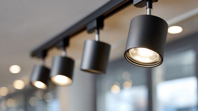 Track Lighting Installation detail