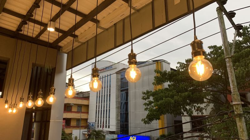 Hanging Light Installation